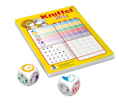 Schmidt Spiele - Kniffel Kids Mitbringspiel Metalldose